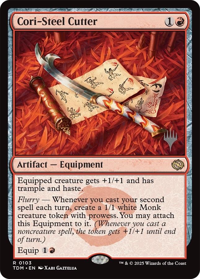 Cori-Steel Cutter [Tarkir: Dragonstorm Promos] | Odin's Place