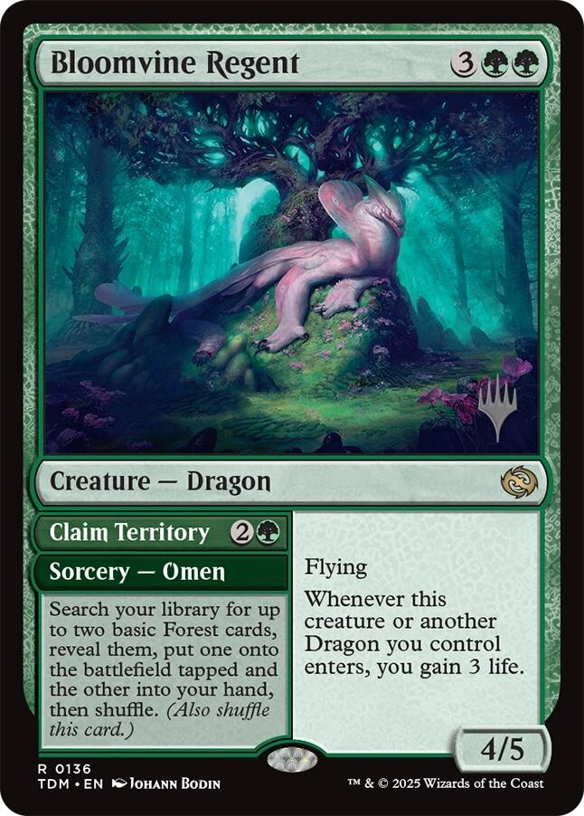 Bloomvine Regent [Tarkir: Dragonstorm Promos] | Odin's Place