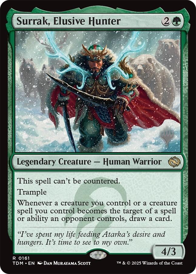 Surrak, Elusive Hunter [Tarkir: Dragonstorm Promos] | Odin's Place