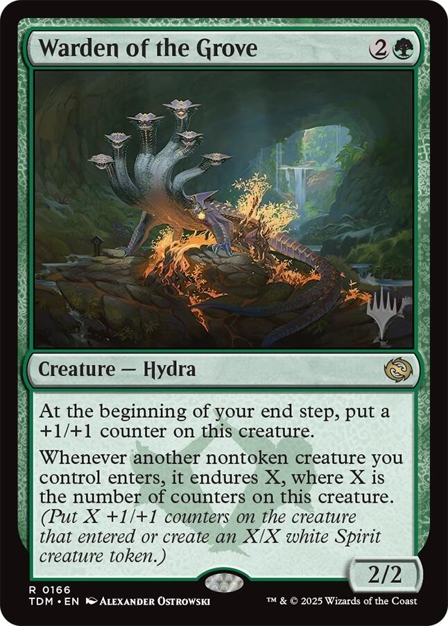 Warden of the Grove [Tarkir: Dragonstorm Promos] | Odin's Place