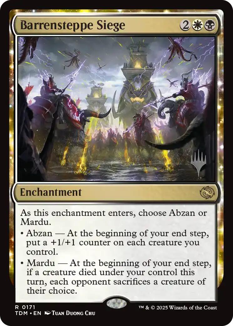 Barrensteppe Siege [Tarkir: Dragonstorm Promos] | Odin's Place