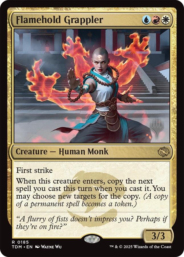 Flamehold Grappler [Tarkir: Dragonstorm Promos] | Odin's Place
