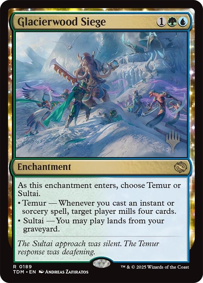 Glacierwood Siege [Tarkir: Dragonstorm Promos] | Odin's Place