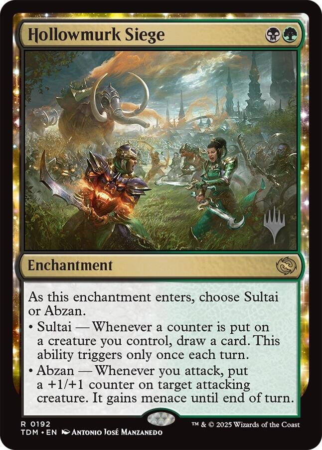 Hollowmurk Siege [Tarkir: Dragonstorm Promos] | Odin's Place
