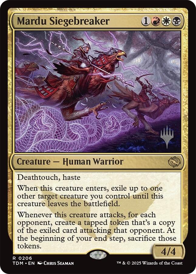 Mardu Siegebreaker [Tarkir: Dragonstorm Promos] | Odin's Place