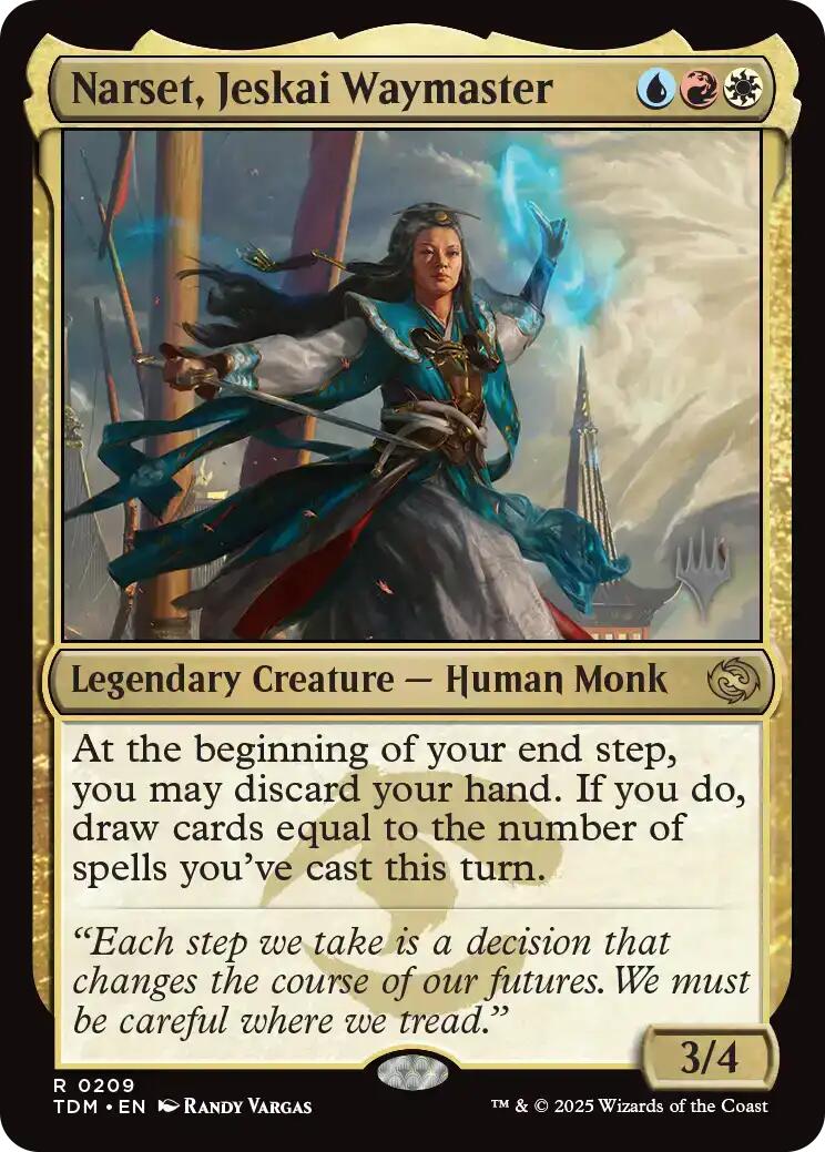 Narset, Jeskai Waymaster [Tarkir: Dragonstorm Promos] | Odin's Place