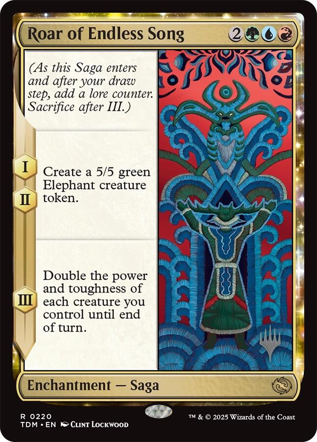 Roar of Endless Song [Tarkir: Dragonstorm Promos] | Odin's Place