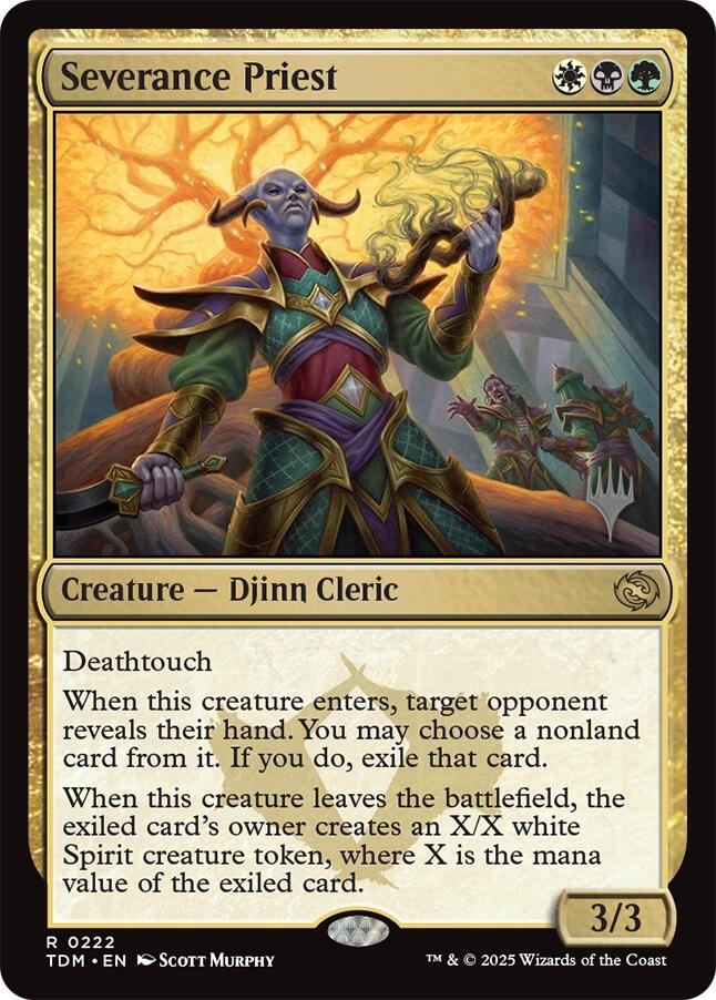 Severance Priest [Tarkir: Dragonstorm Promos] | Odin's Place