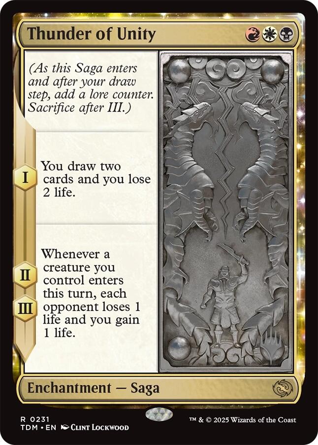 Thunder of Unity [Tarkir: Dragonstorm Promos] | Odin's Place