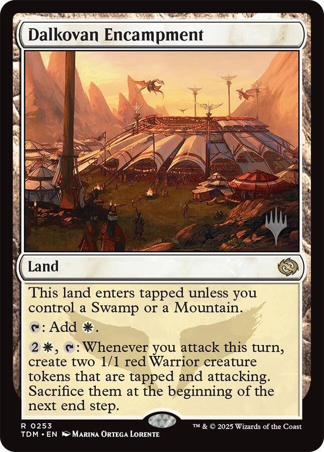 Dalkovan Encampment [Tarkir: Dragonstorm Promos] | Odin's Place