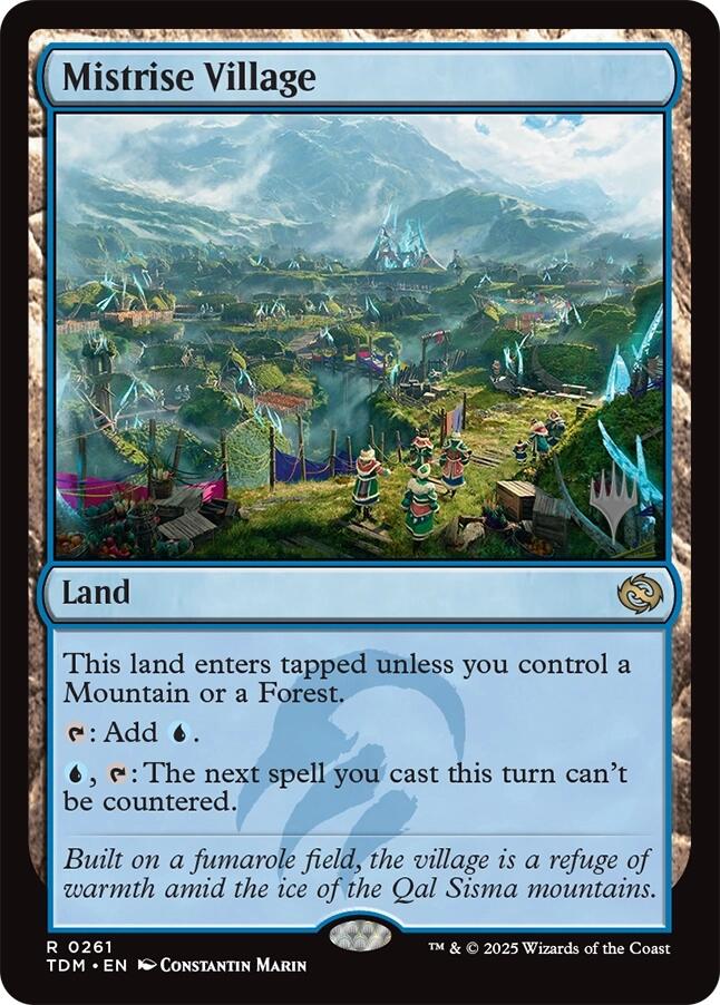 Mistrise Village [Tarkir: Dragonstorm Promos] | Odin's Place