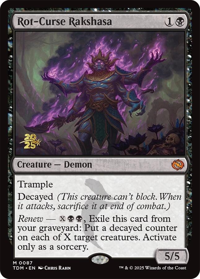 Rot-Curse Rakshasa [Tarkir: Dragonstorm Prerelease Promos] | Odin's Place