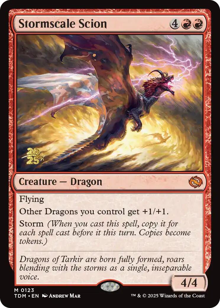 Stormscale Scion [Tarkir: Dragonstorm Prerelease Promos] | Odin's Place