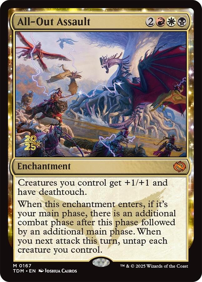 All-Out Assault [Tarkir: Dragonstorm Prerelease Promos] | Odin's Place