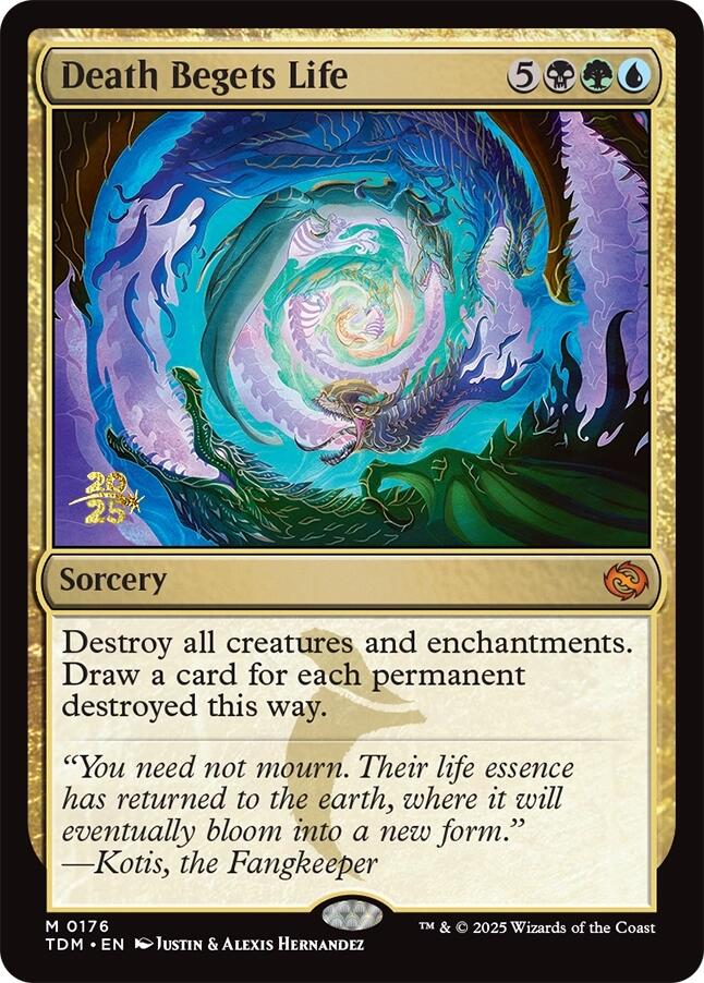Death Begets Life [Tarkir: Dragonstorm Prerelease Promos] | Odin's Place