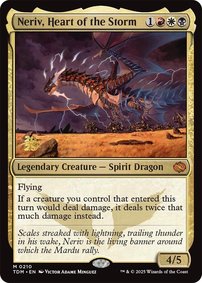 Neriv, Heart of the Storm [Tarkir: Dragonstorm Prerelease Promos] | Odin's Place
