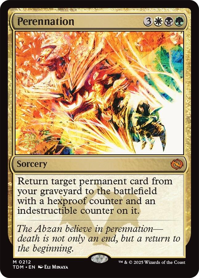 Perennation [Tarkir: Dragonstorm Prerelease Promos] | Odin's Place