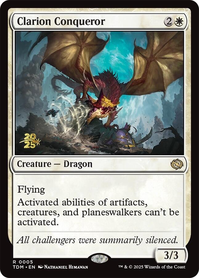 Clarion Conqueror [Tarkir: Dragonstorm Prerelease Promos] | Odin's Place