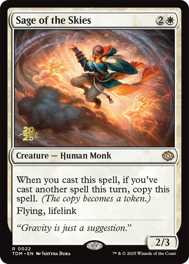 Sage of the Skies [Tarkir: Dragonstorm Prerelease Promos] | Odin's Place