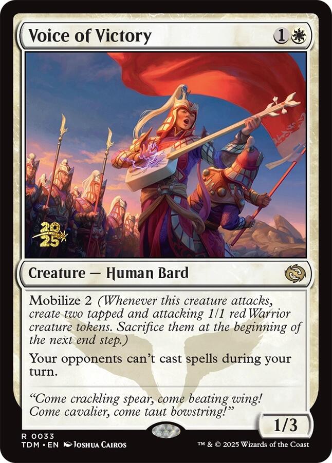 Voice of Victory [Tarkir: Dragonstorm Prerelease Promos] | Odin's Place