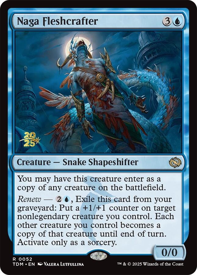 Naga Fleshcrafter [Tarkir: Dragonstorm Prerelease Promos] | Odin's Place