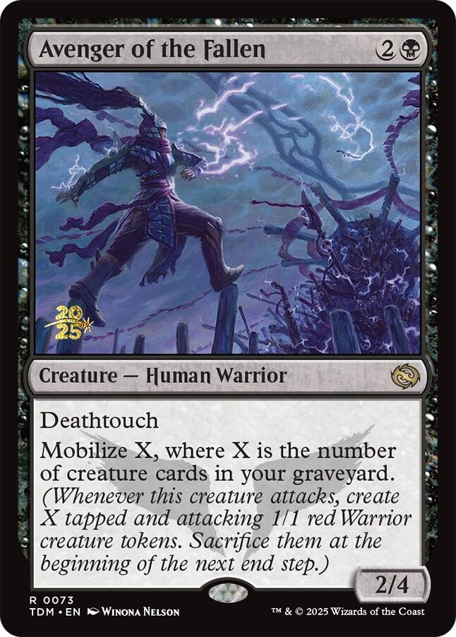 Avenger of the Fallen [Tarkir: Dragonstorm Prerelease Promos] | Odin's Place