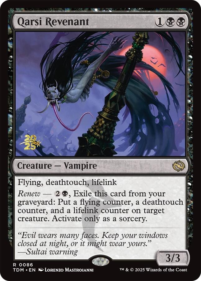 Qarsi Revenant [Tarkir: Dragonstorm Prerelease Promos] | Odin's Place