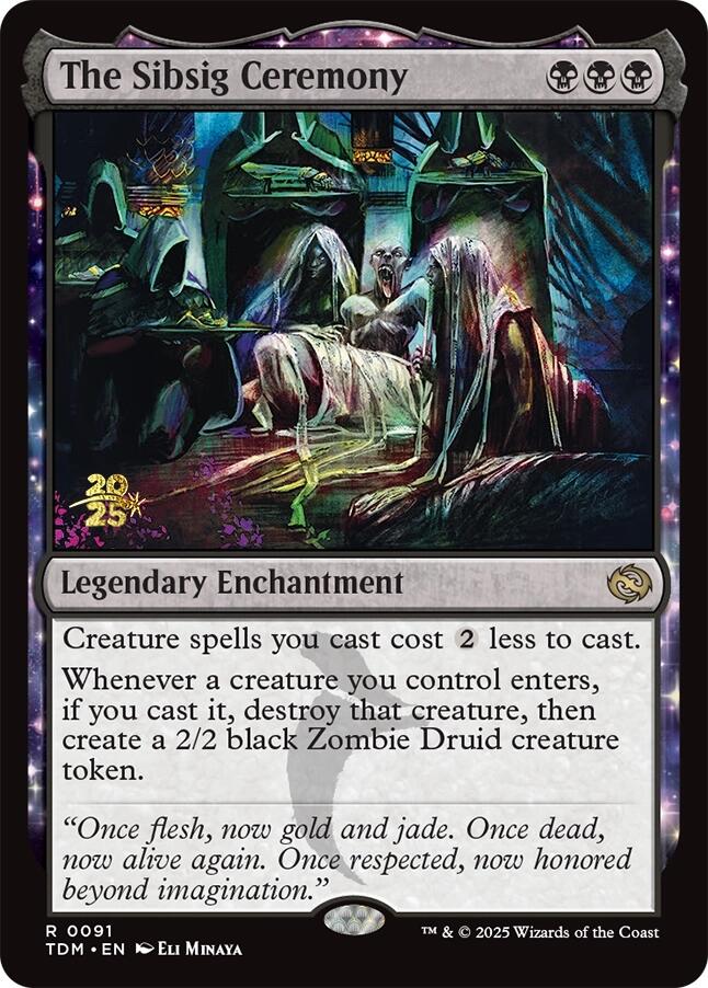 The Sibsig Ceremony [Tarkir: Dragonstorm Prerelease Promos] | Odin's Place