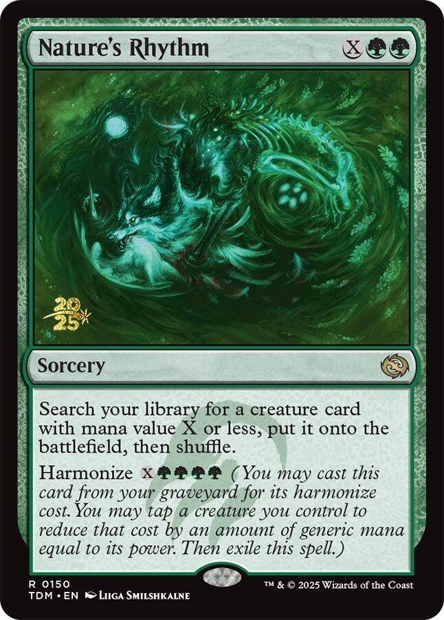 Nature's Rhythm [Tarkir: Dragonstorm Prerelease Promos] | Odin's Place