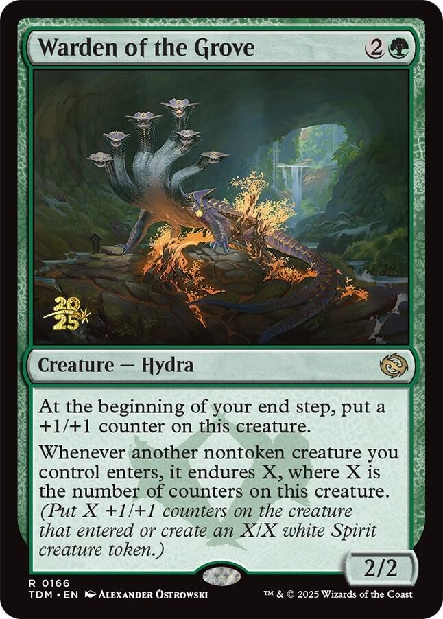 Warden of the Grove [Tarkir: Dragonstorm Prerelease Promos] | Odin's Place