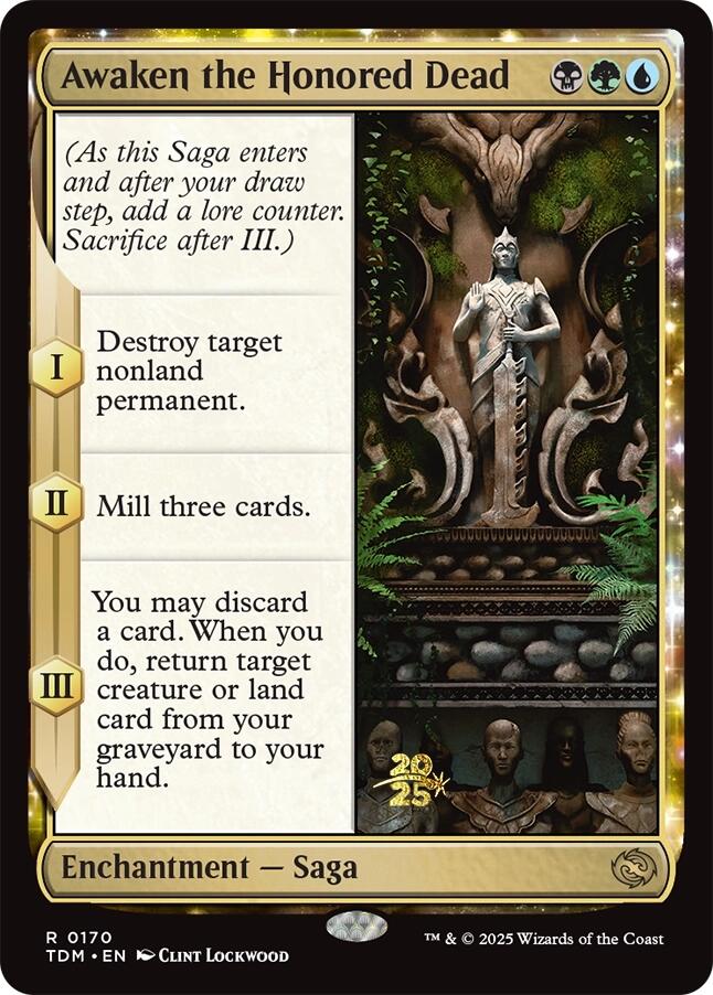 Awaken the Honored Dead [Tarkir: Dragonstorm Prerelease Promos] | Odin's Place