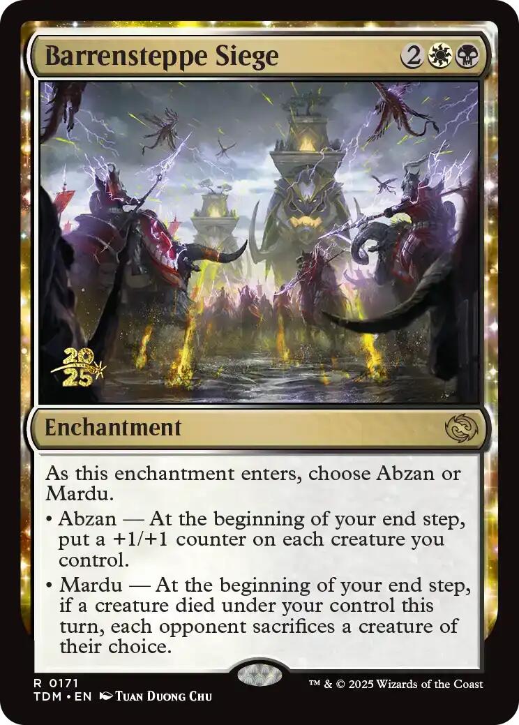 Barrensteppe Siege [Tarkir: Dragonstorm Prerelease Promos] | Odin's Place