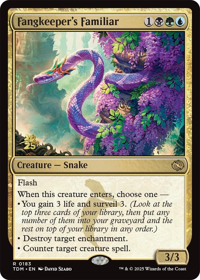 Fangkeeper's Familiar [Tarkir: Dragonstorm Prerelease Promos] | Odin's Place