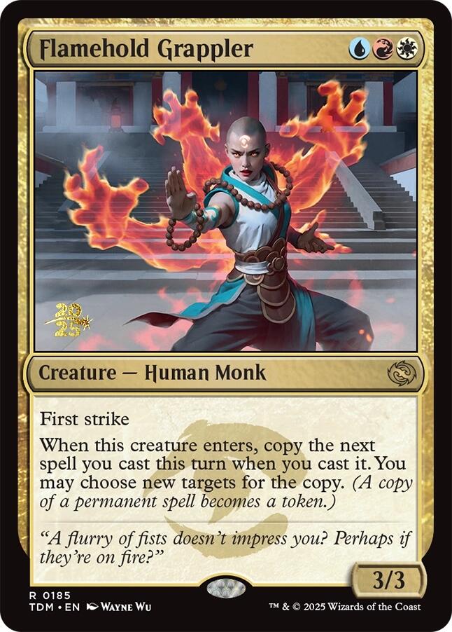 Flamehold Grappler [Tarkir: Dragonstorm Prerelease Promos] | Odin's Place