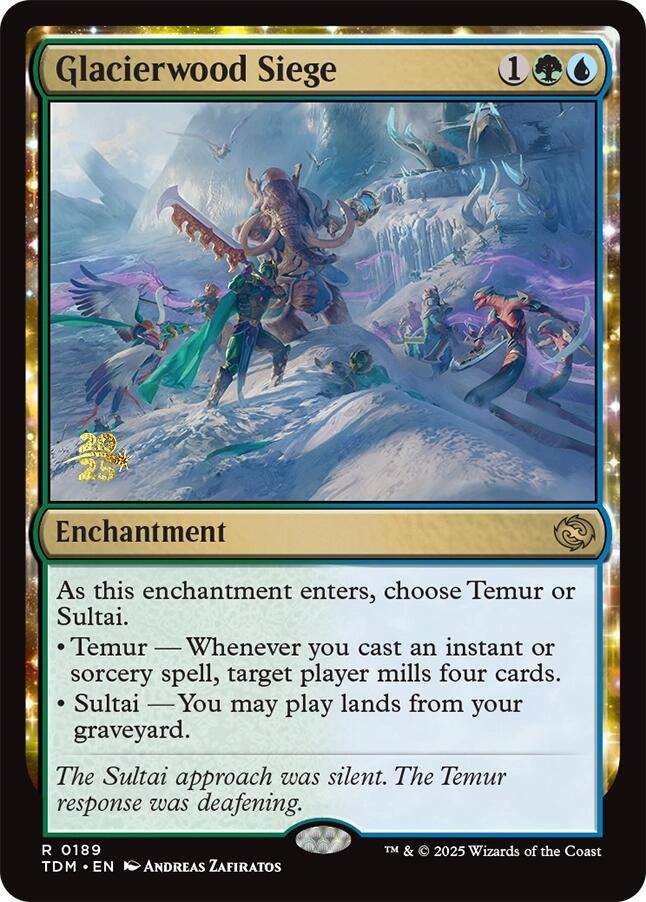 Glacierwood Siege [Tarkir: Dragonstorm Prerelease Promos] | Odin's Place