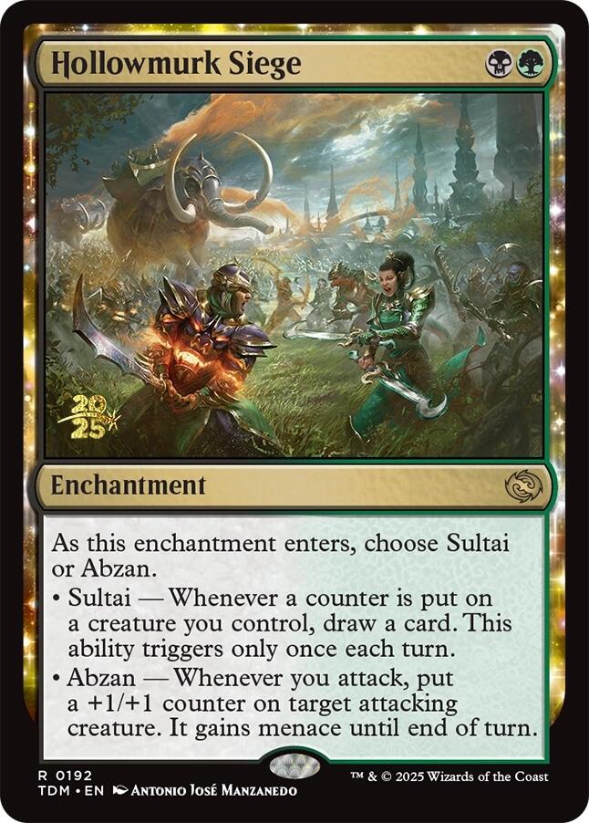 Hollowmurk Siege [Tarkir: Dragonstorm Prerelease Promos] | Odin's Place