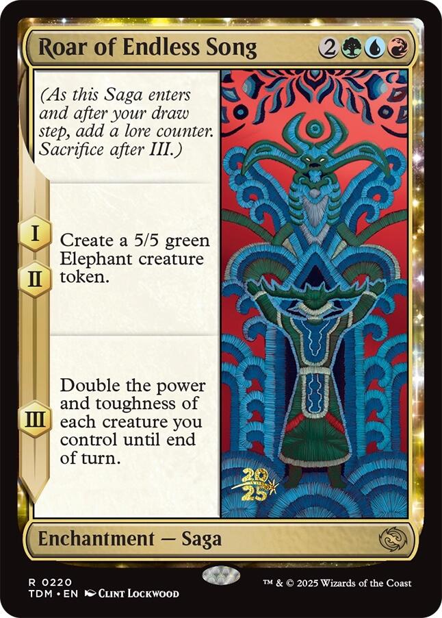Roar of Endless Song [Tarkir: Dragonstorm Prerelease Promos] | Odin's Place