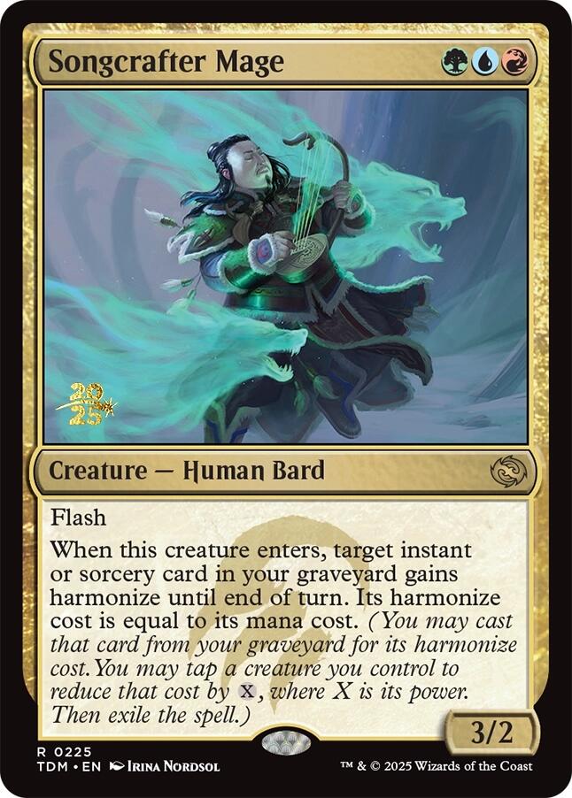 Songcrafter Mage [Tarkir: Dragonstorm Prerelease Promos] | Odin's Place