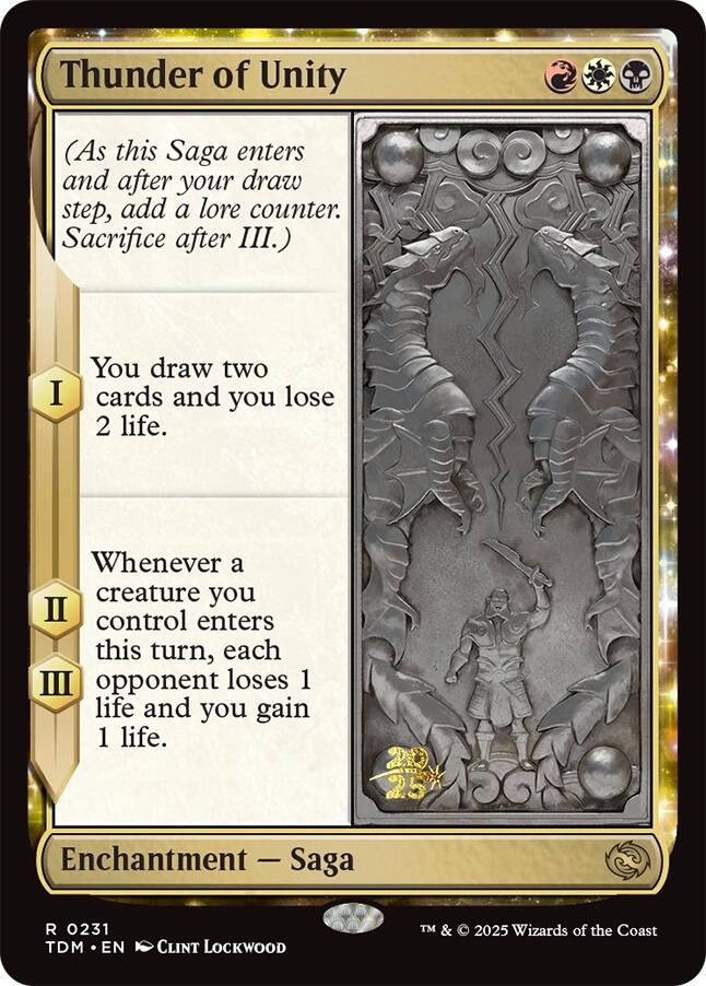 Thunder of Unity [Tarkir: Dragonstorm Prerelease Promos] | Odin's Place