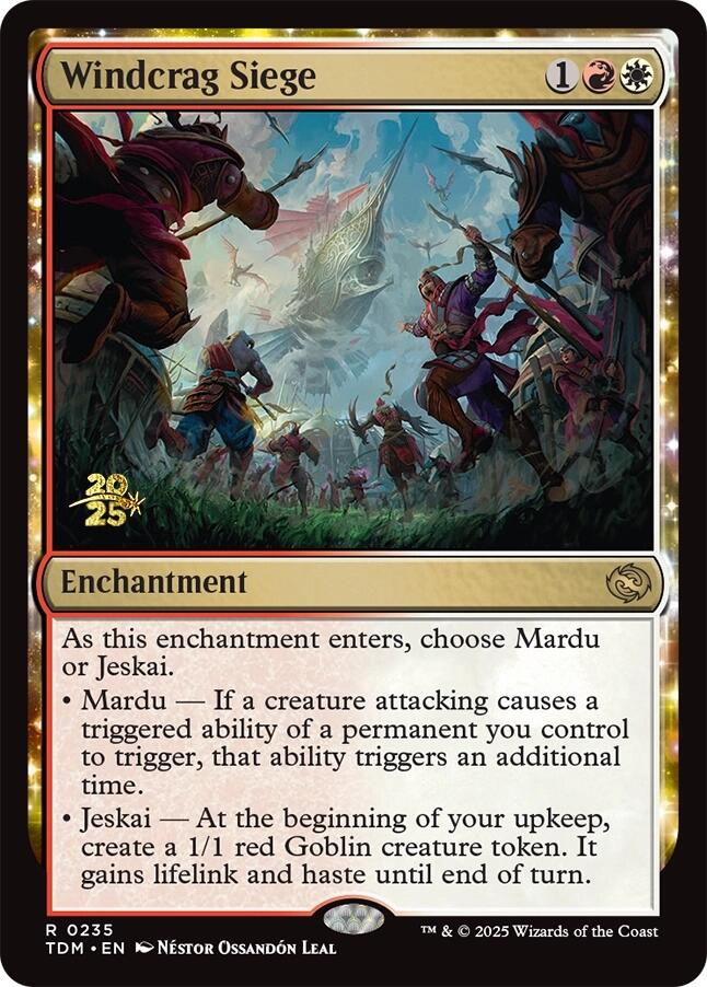 Windcrag Siege [Tarkir: Dragonstorm Prerelease Promos] | Odin's Place