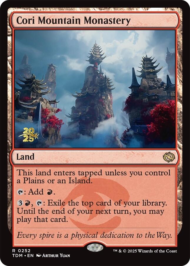 Cori Mountain Monastery [Tarkir: Dragonstorm Prerelease Promos] | Odin's Place