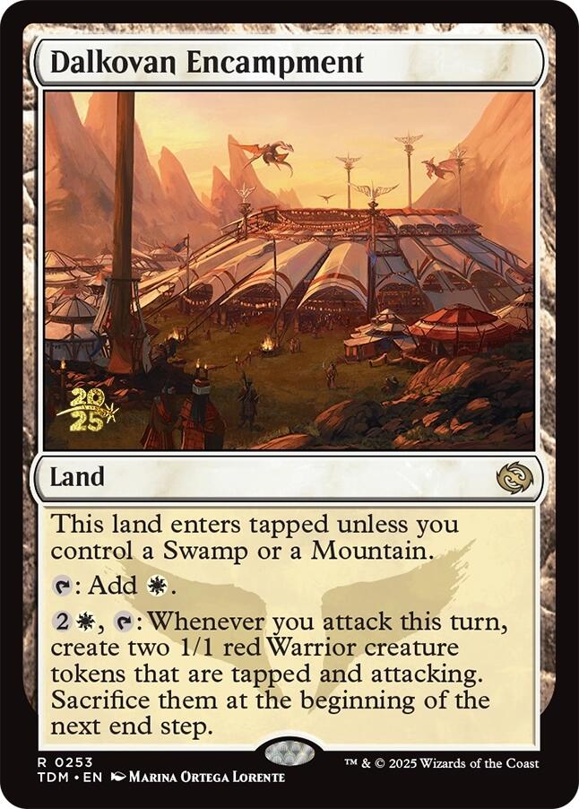 Dalkovan Encampment [Tarkir: Dragonstorm Prerelease Promos] | Odin's Place