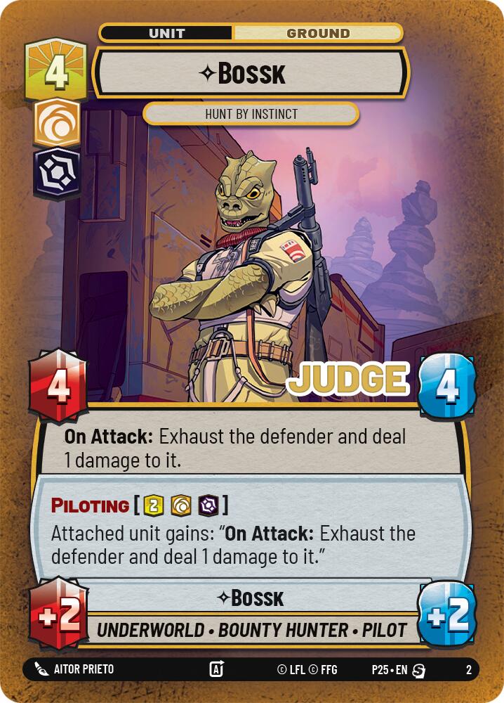 Bossk - Hunt By Instinct (2) (2) [Judge Promos] | Odin's Place
