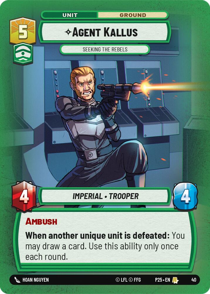 Agent Kallus - Seeking the Rebels (40) (40) [Store Showdown Promos] | Odin's Place
