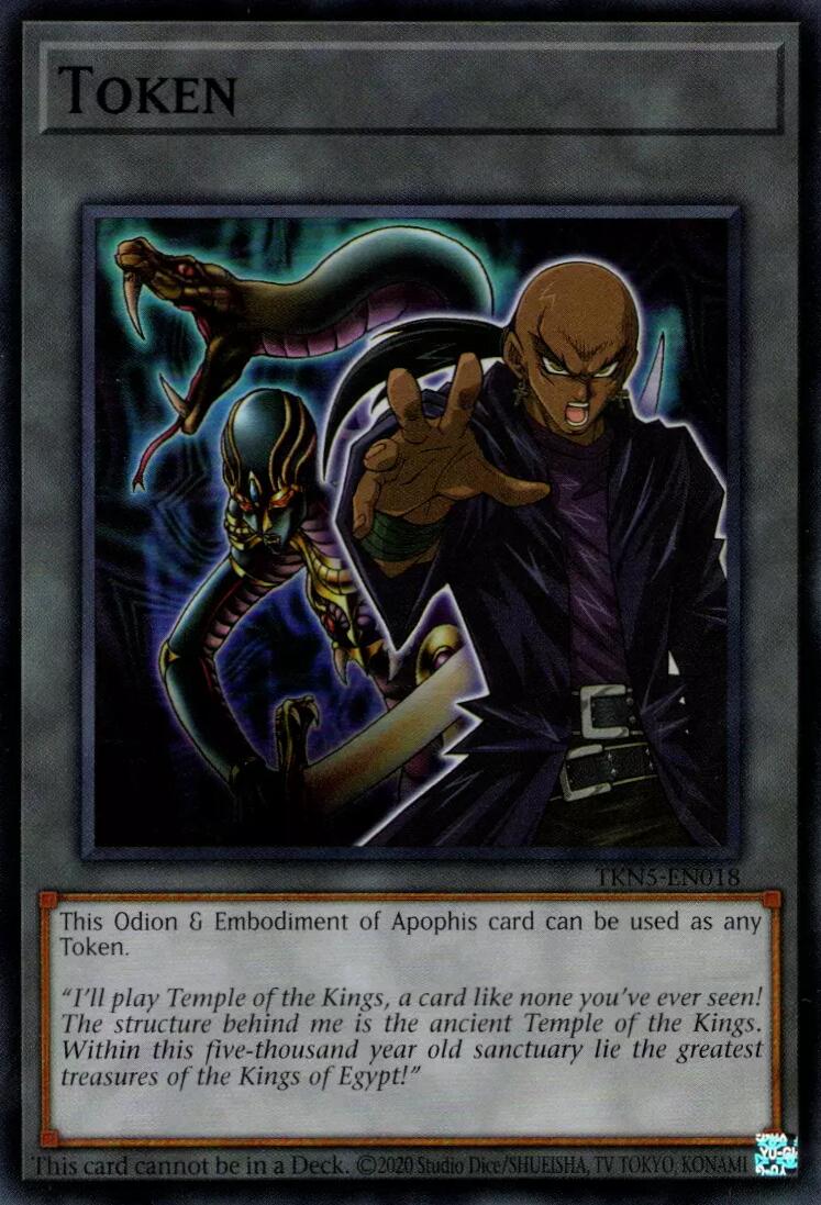 Token (Odion & Embodiment of Apophis) [TKN5-EN018] Super Rare | Odin's Place