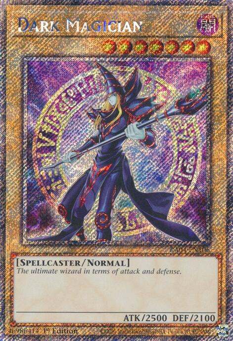 Dark Magician (8th Art) [RA04-EN106] Platinum Secret Rare | Odin's Place