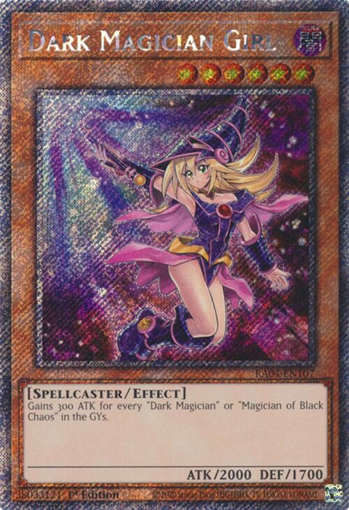 Dark Magician Girl (7th Art) [RA04-EN107] Platinum Secret Rare | Odin's Place