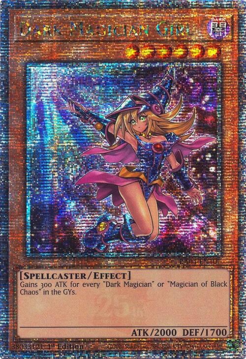 Dark Magician Girl (7th Art) [RA04-EN107] Quarter Century Secret Rare | Odin's Place