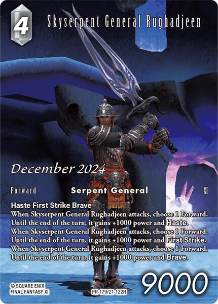 Skyserpent General Rughadjeen (December 2024) [Promo Cards] | Odin's Place
