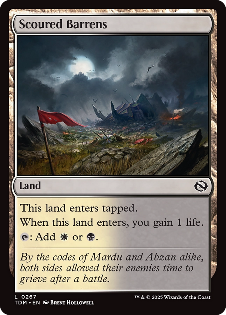 Scoured Barrens [Tarkir: Dragonstorm] | Odin's Place